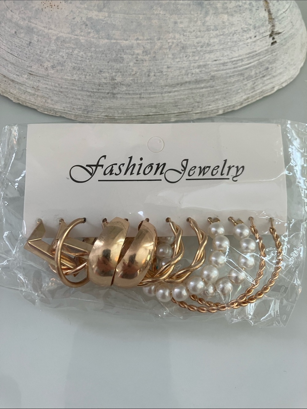 Fashion Jewelry Lot 2:Colorful Bohemian Statement Necklace & 6 Pc Gold Earrings - Picture 4 of 5